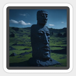 Moai Sticker